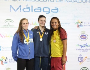 Conchi Badillo, Marina García y Évelyn Álvarez